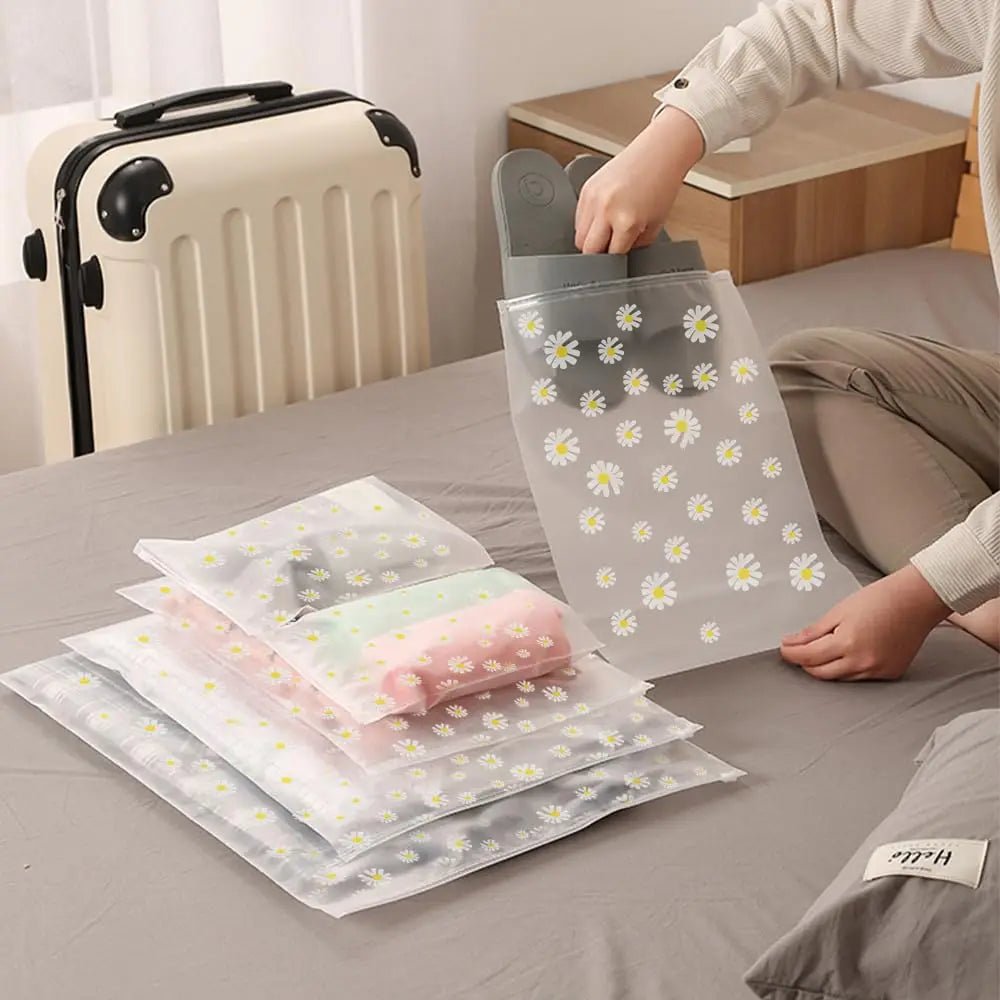 10 Pack Storage Bags for Clothes, Clear Reusable Bags Plastic Ziplock Bags - WIVAStore