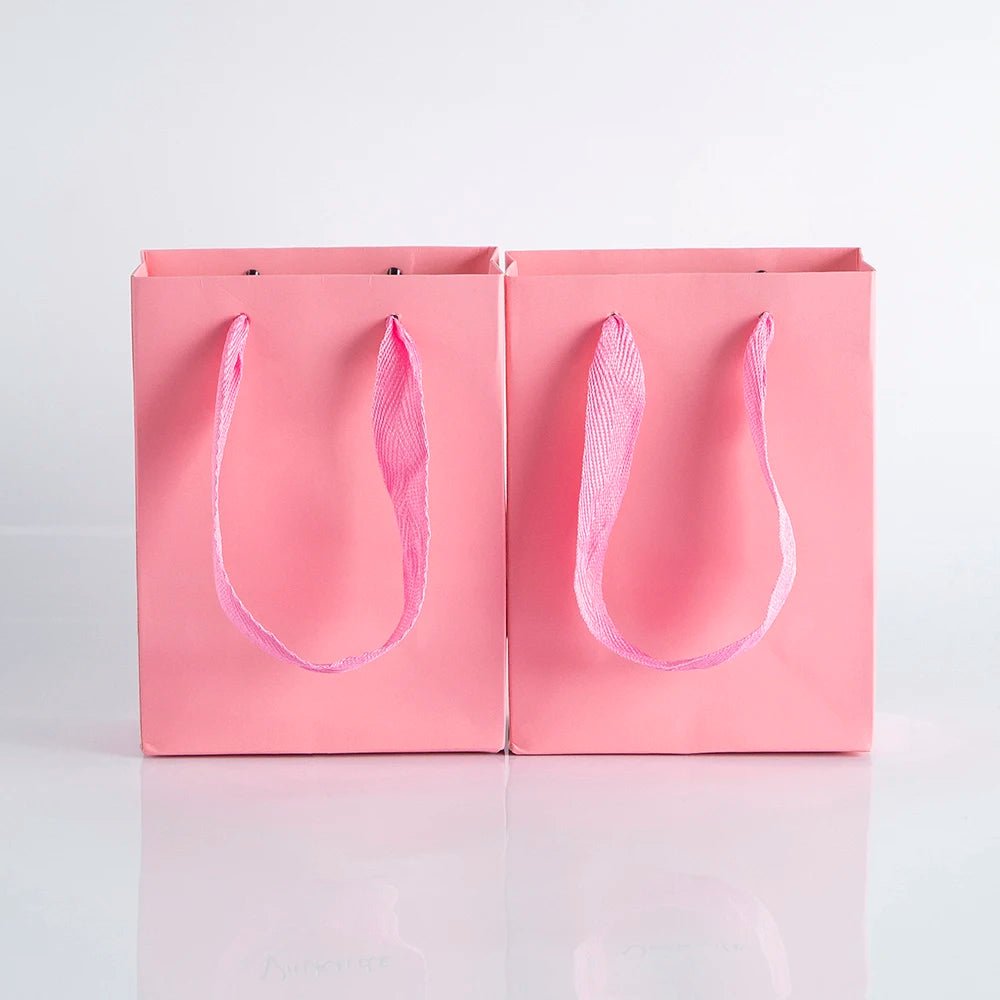 10pcs Gift Paper Bags with Ribbon Rope Kraft - WIVAStore