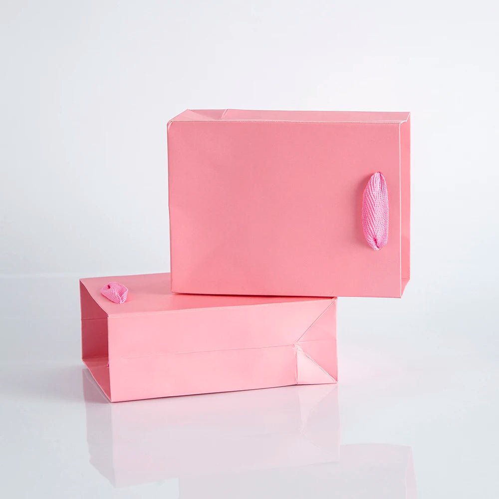 10pcs Gift Paper Bags with Ribbon Rope Kraft - WIVAStore