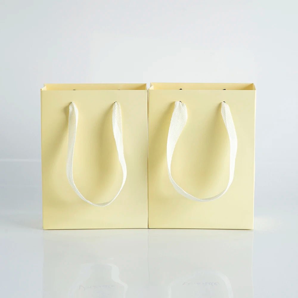 10pcs Gift Paper Bags with Ribbon Rope Kraft - WIVAStore