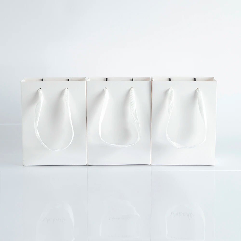 10pcs Gift Paper Bags with Ribbon Rope Kraft - WIVAStore