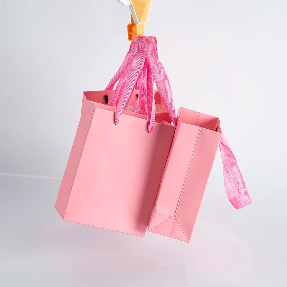 10pcs Gift Paper Bags with Ribbon Rope Kraft - WIVAStore