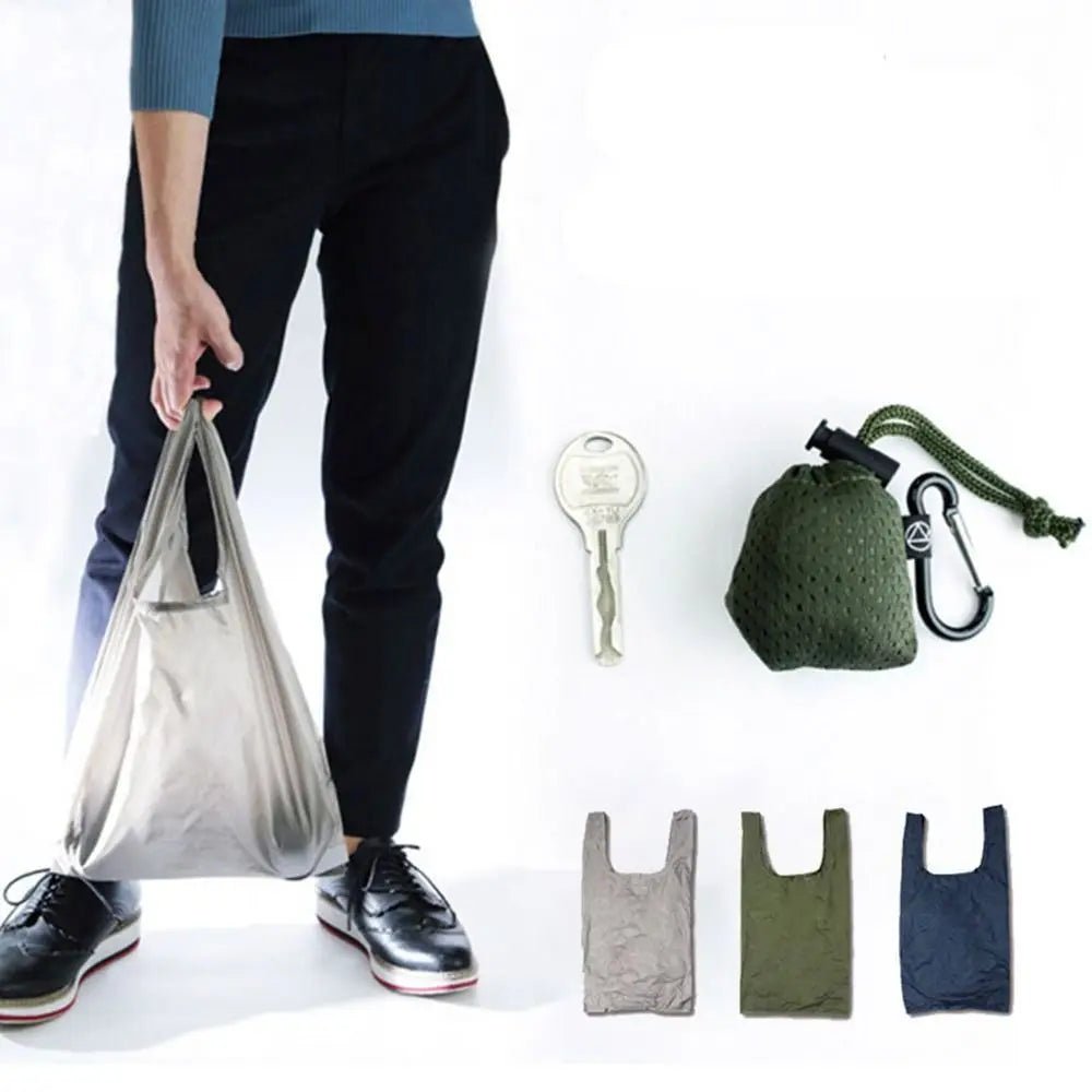 1pc Folding Shopping Bag Waterproof Ultra - light Reusable - WIVAStore