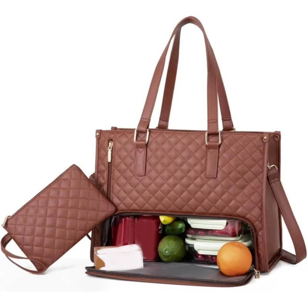 2 - in - 1 Travel Handbag Lunch Bag - WIVAStore