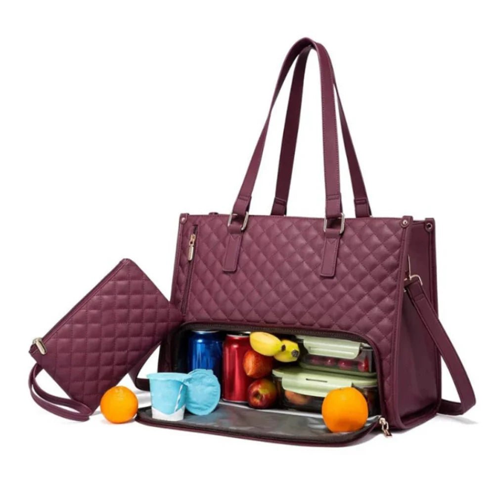 2 - in - 1 Travel Handbag Lunch Bag - WIVAStore