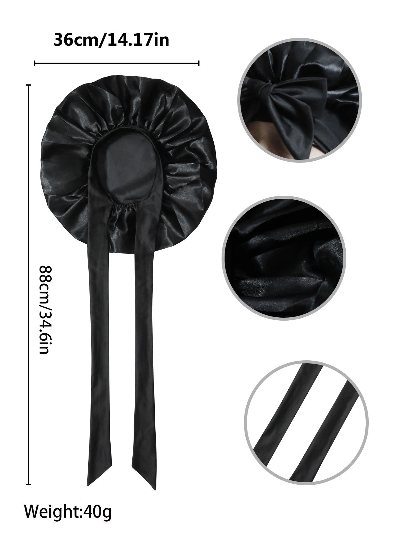 2026 New Silk Bonnet for Curly Hair - WIVAStore