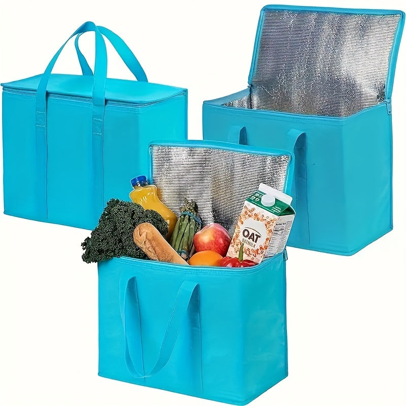 VENO 3-Pack Heavy Duty Reusable Grocery Shopping Bags