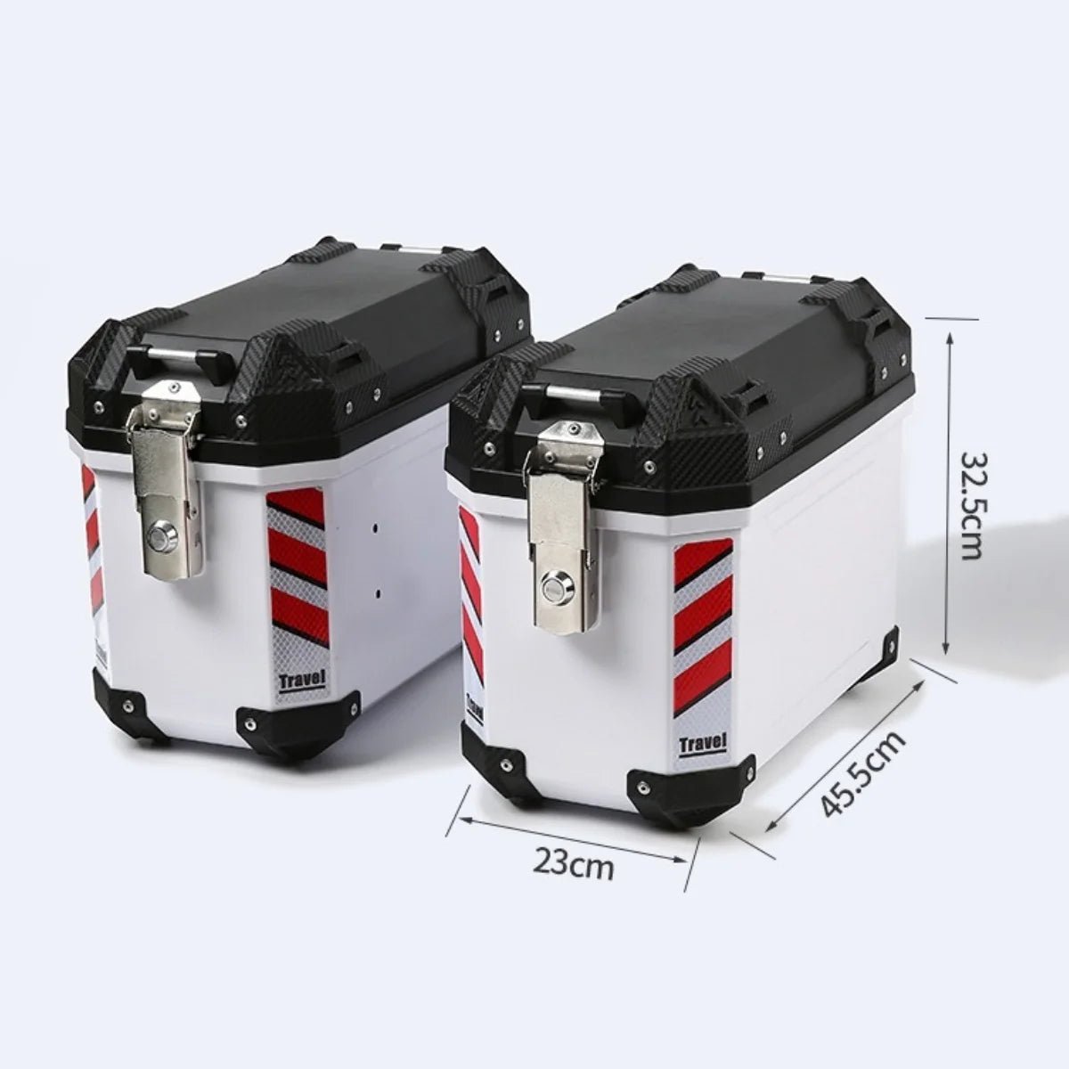 2Pcs Heavy - Duty Motorcycle Side Cases - WIVAStore
