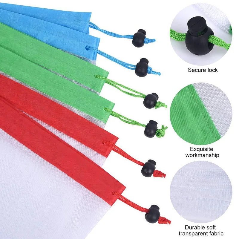 3 Sizes Reusable Mesh Produce Bag - WIVAStore