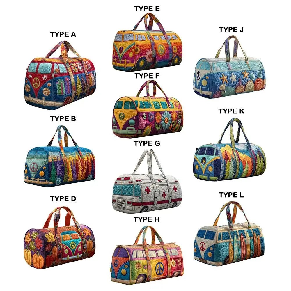 3D Design Hippie Vibe Duffle Bag - WIVAStore
