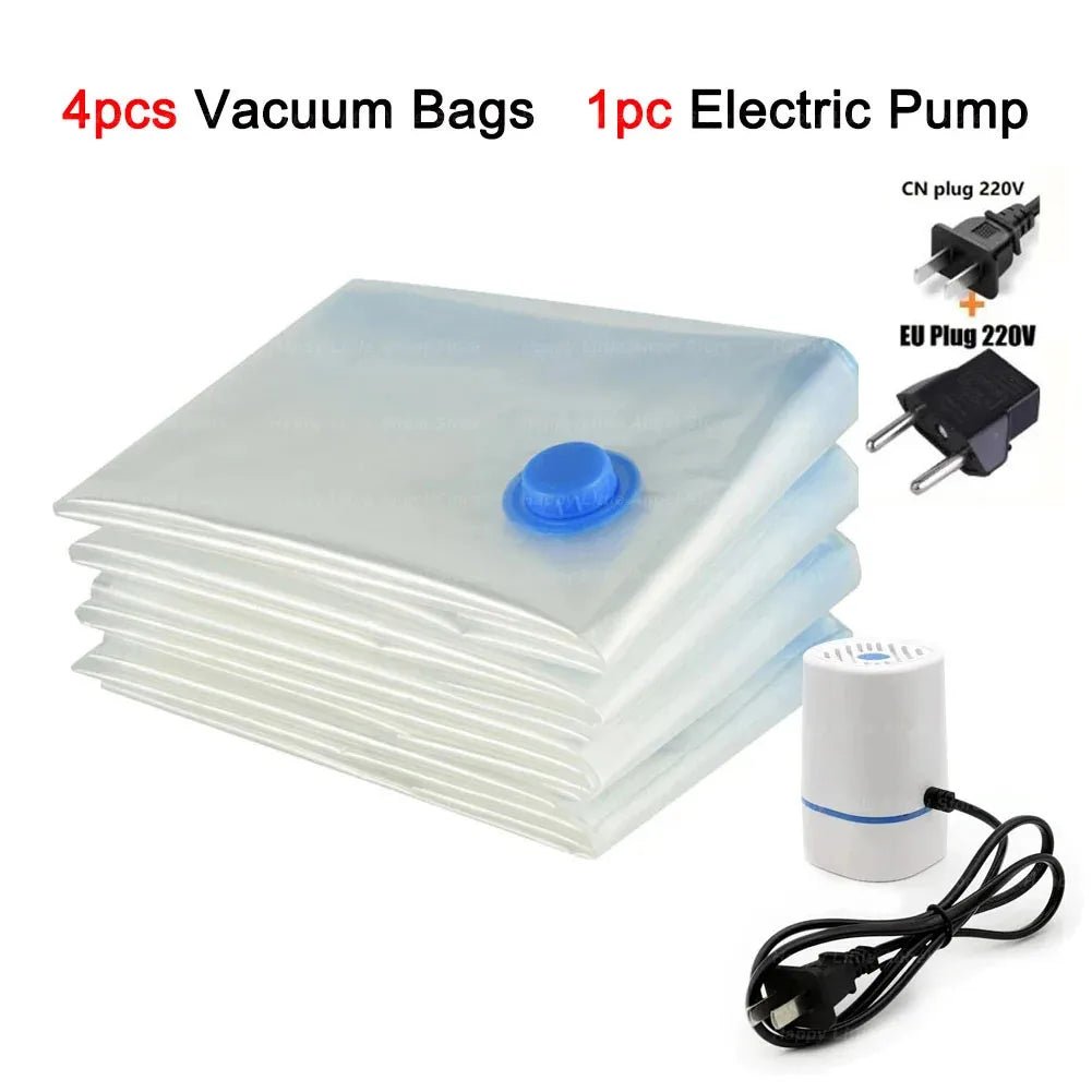4PCS Reusable Vacuum Storage Bag - WIVAStore
