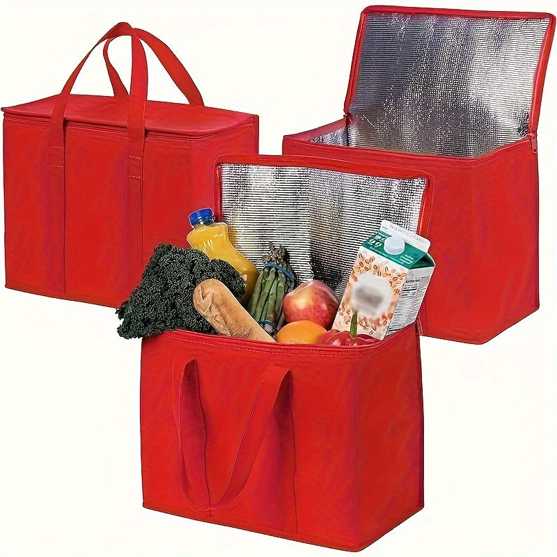 VENO 3-Pack Heavy Duty Reusable Grocery Shopping Bags