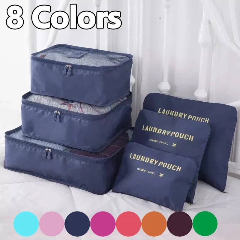 6 Pieces/set Travel Bag Clothes Shoe Organizer - WIVAStore