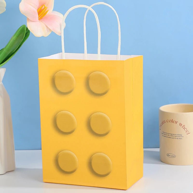 8PCS Building Block Tote Bags Paper Gift Bags - WIVAStore