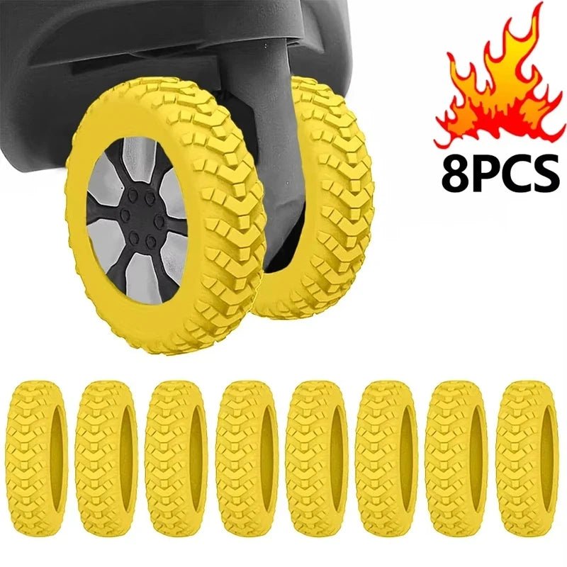 8pcs Reduce Noise Trolley Silicone Wheels - WIVAStore
