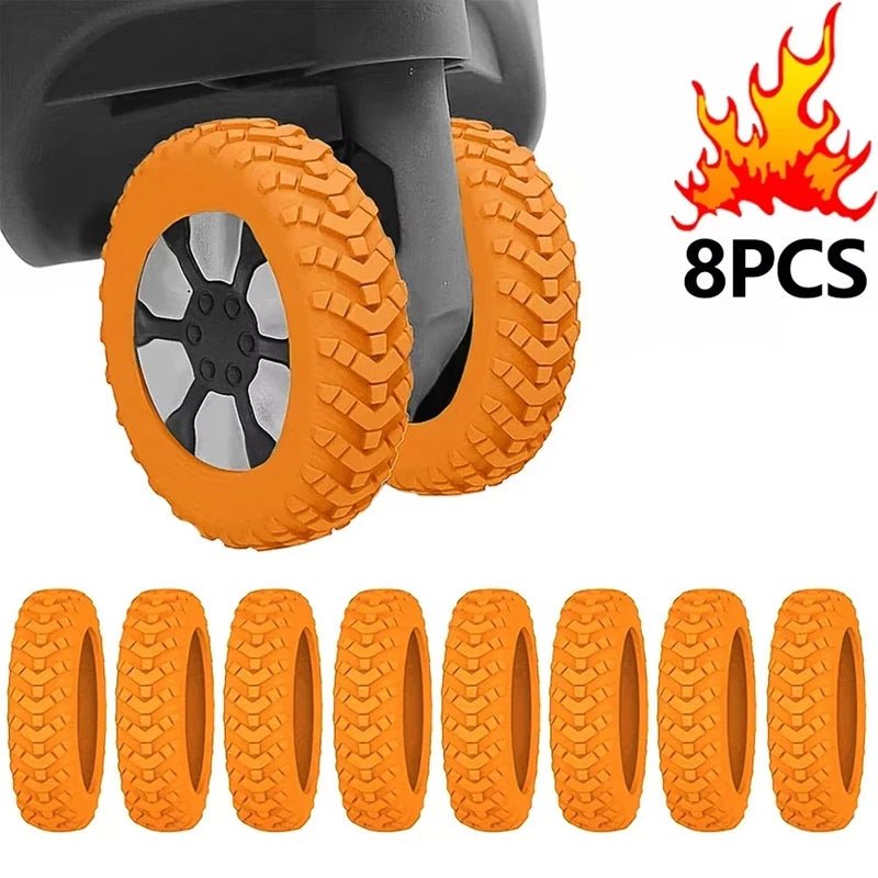 8pcs Reduce Noise Trolley Silicone Wheels - WIVAStore