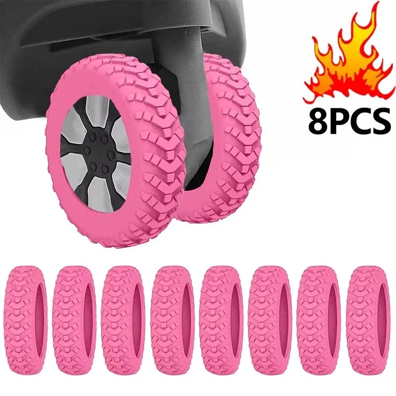 8pcs Reduce Noise Trolley Silicone Wheels - WIVAStore