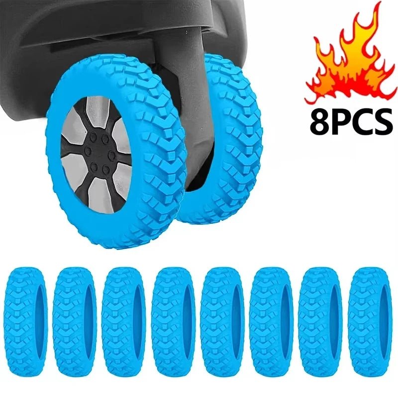 8pcs Reduce Noise Trolley Silicone Wheels - WIVAStore
