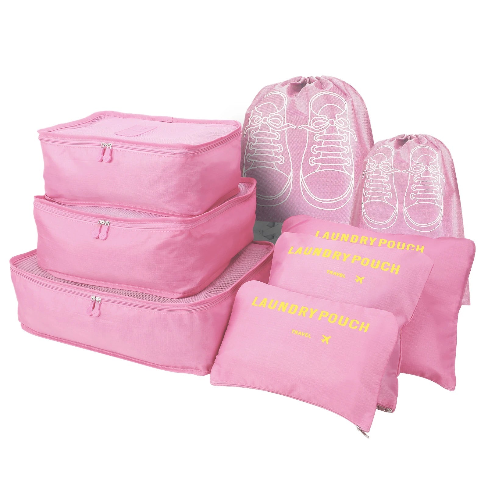 8Pcs/Set Travel Organizer Storage Bags - WIVAStore