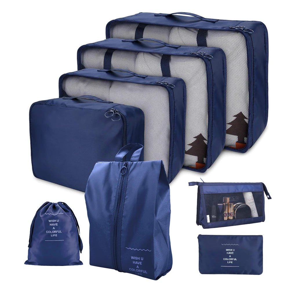 8Pcs/Set Travel Organizer Storage Bags - WIVAStore