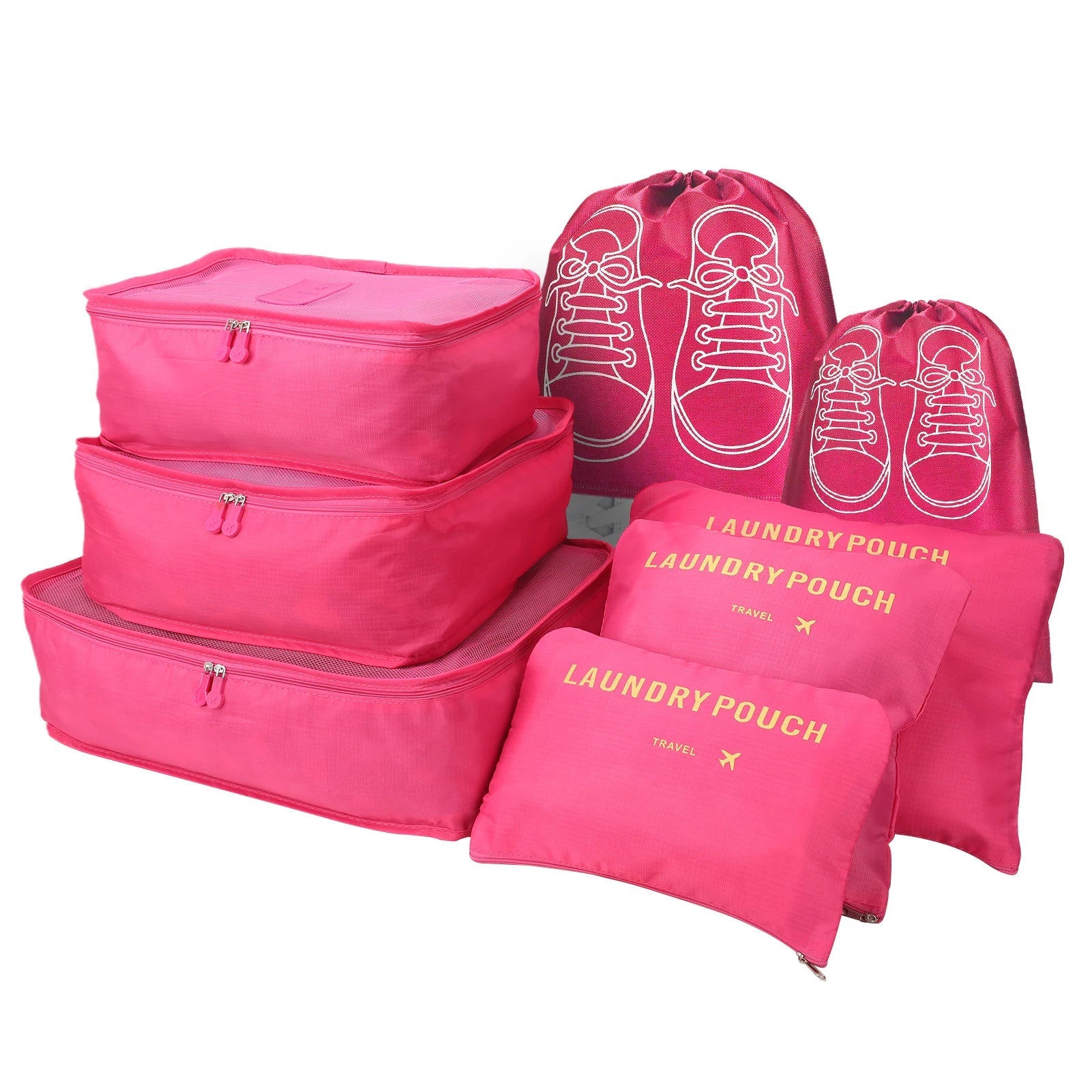 8Pcs/Set Travel Organizer Storage Bags - WIVAStore