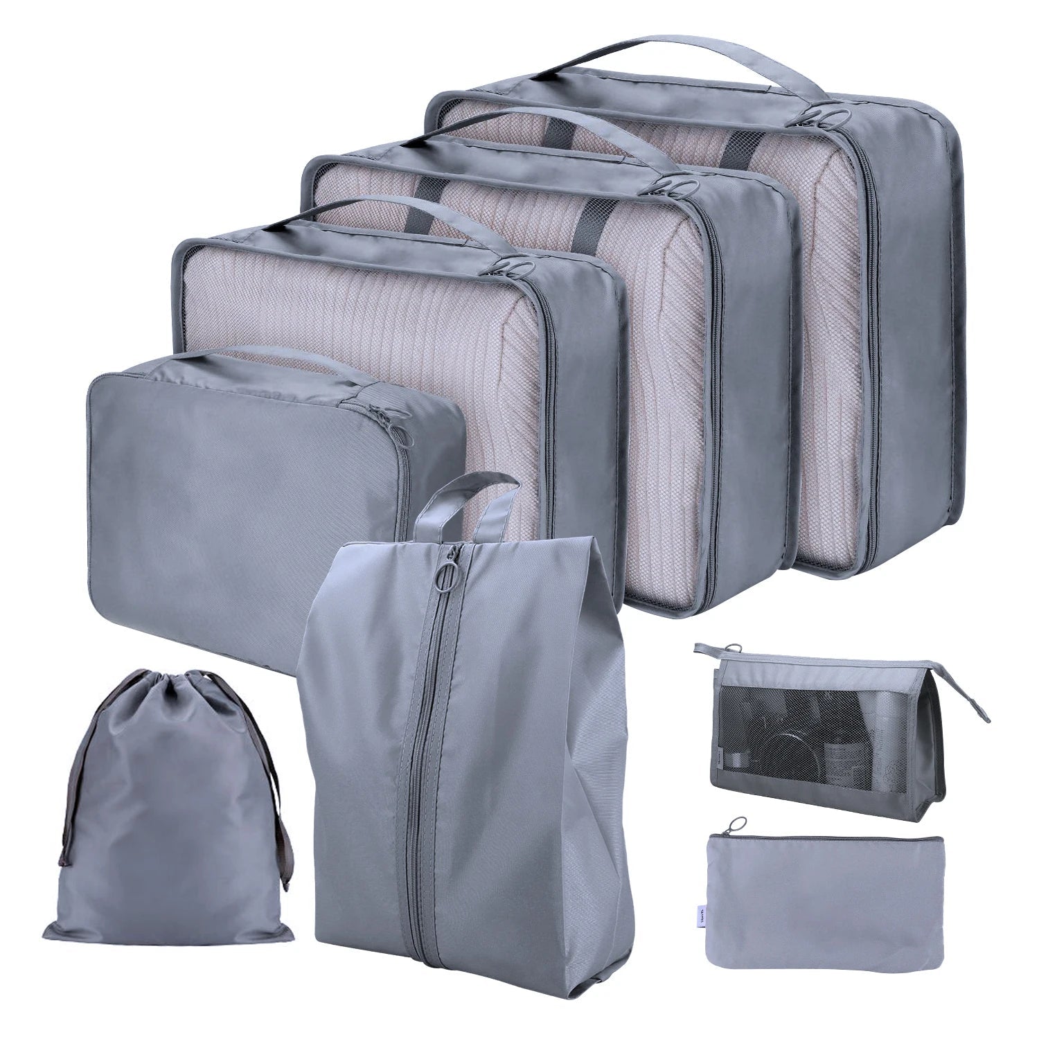 8Pcs/Set Travel Organizer Storage Bags - WIVAStore
