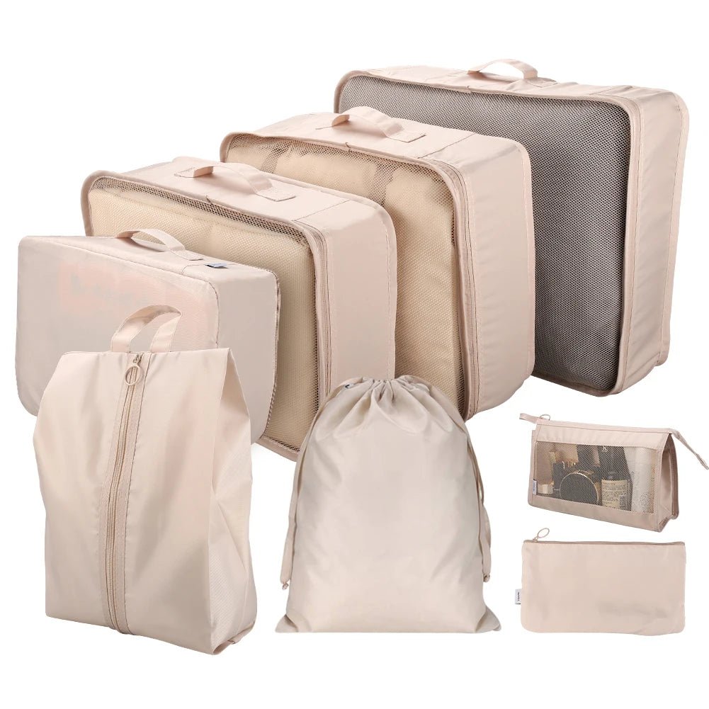 8Pcs/Set Travel Organizer Storage Bags - WIVAStore
