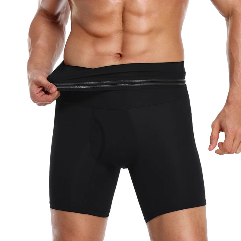 Men's Tummy Control Compression Boxer Shorts