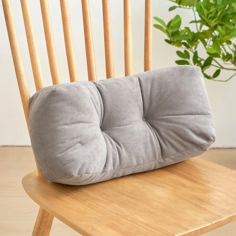 Soft Cashmere Seat Cushion with Lumbar Support
