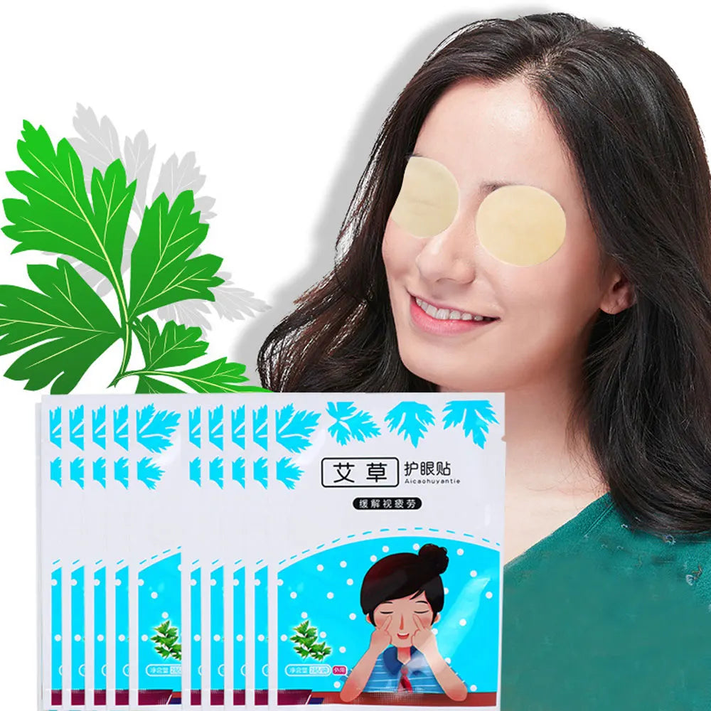 10pcs Herbal Eye Patches for Fatigue & Vision Relief