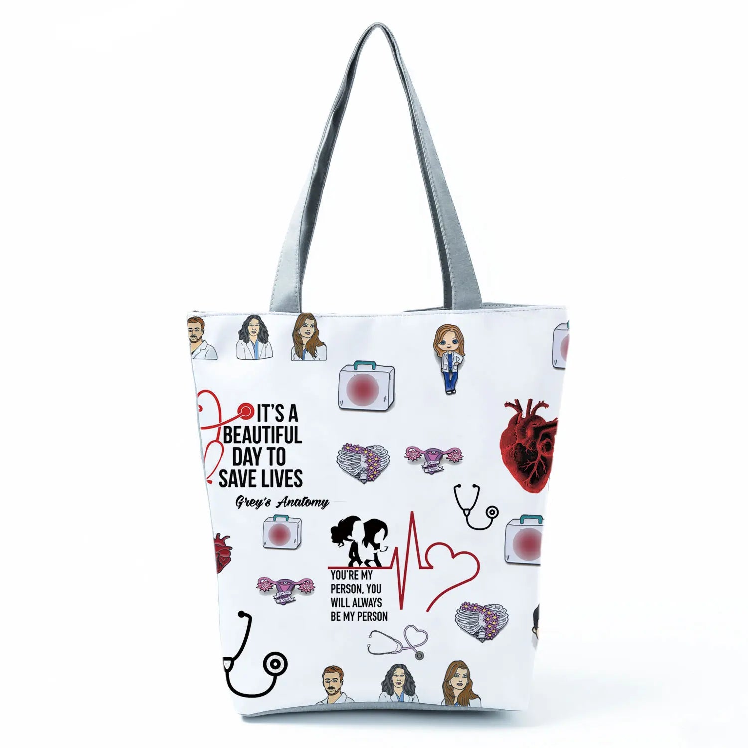 Cartoon Eco Friendly Casual Reusable Handbag