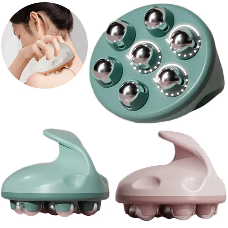 7-Bead Roller Ball Handheld Massage Tool