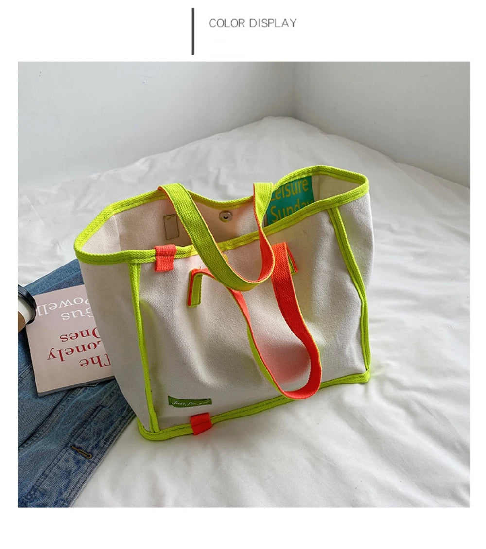 Vegan Canvas Handbag/Tote Bags