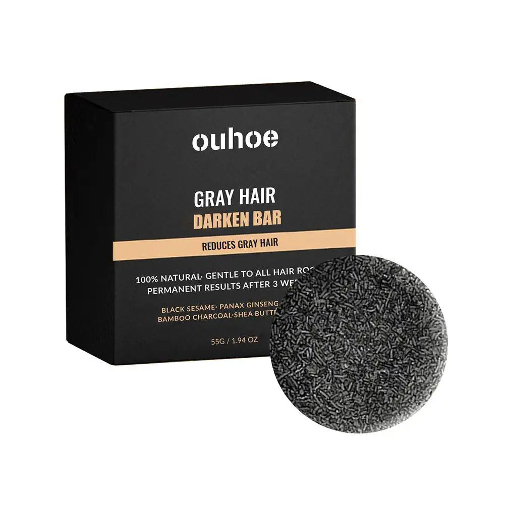 Natural Hair Darkening Shampoo Bar