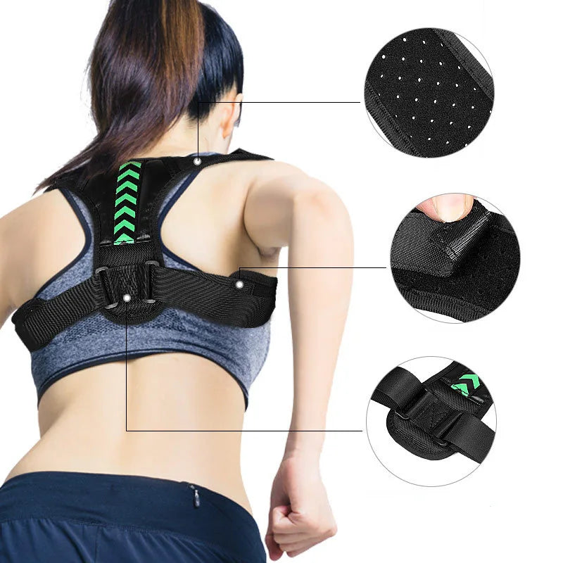 Adjustable Unisex Posture Corrector Back Brace