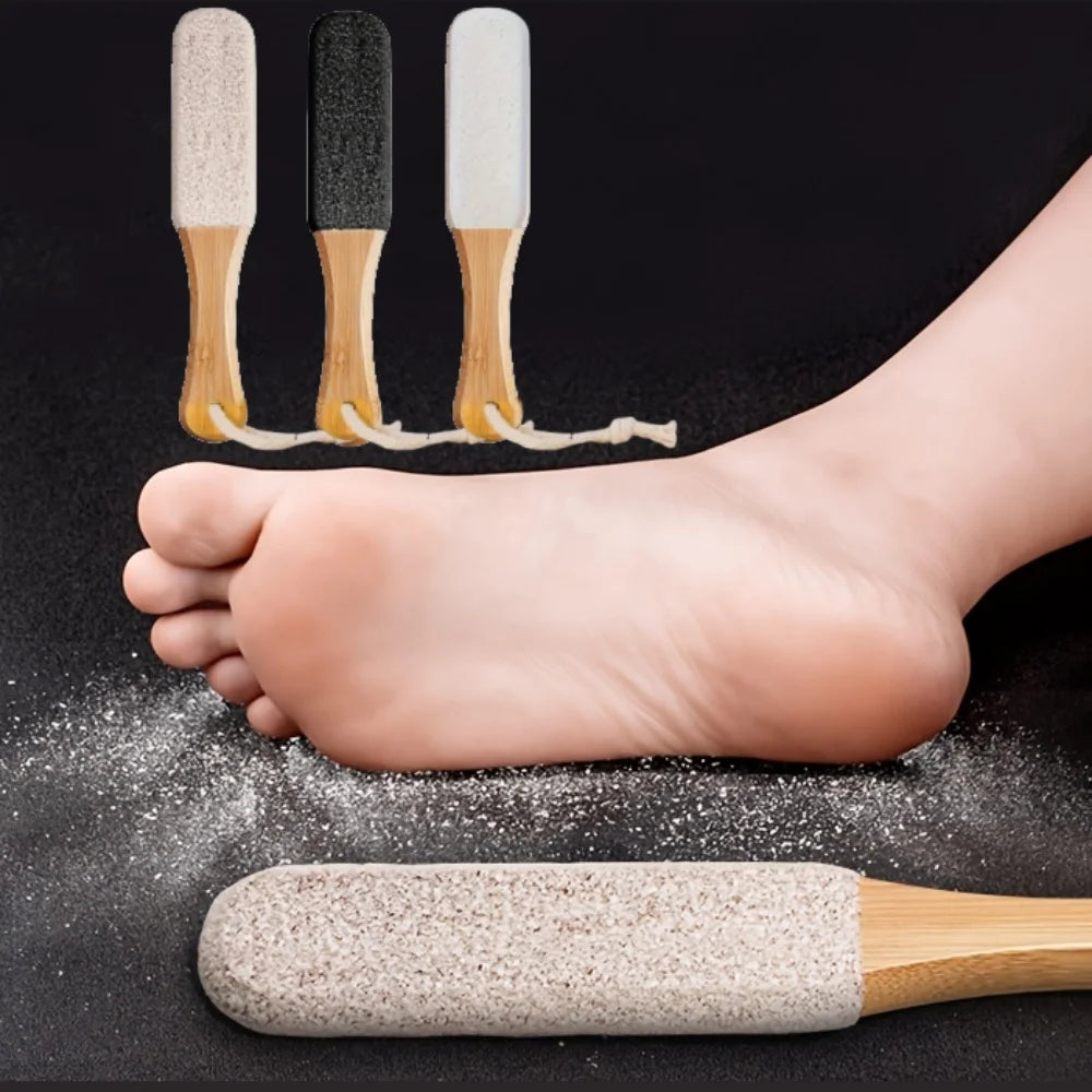 Bamboo Handle 360° Pumice Foot Exfoliator