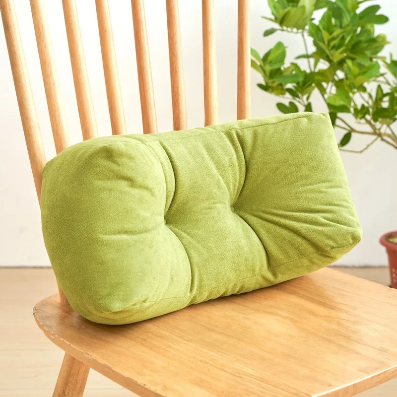 Soft Cashmere Seat Cushion with Lumbar Support