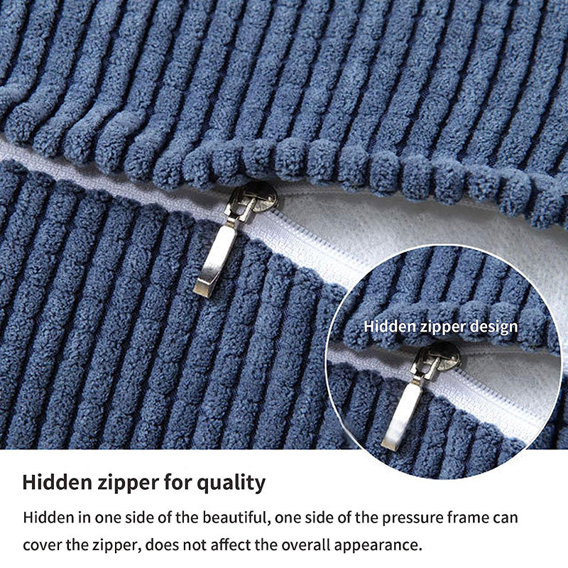 Triangular Corduroy Backrest Pillow