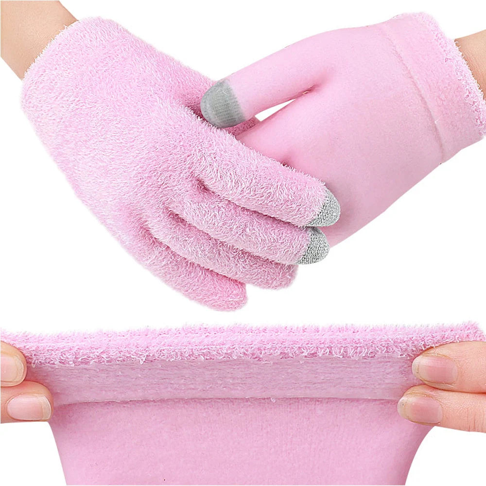 Moisturizing Gel Spa Gloves with Touchscreen