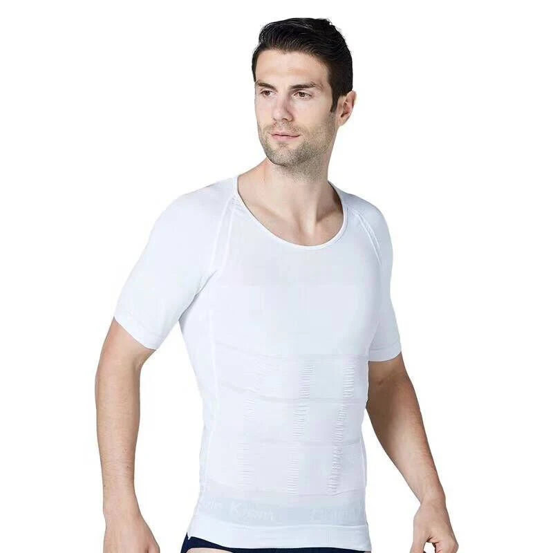 BurVogue Men’s Seamless Compression Shaper Shirt