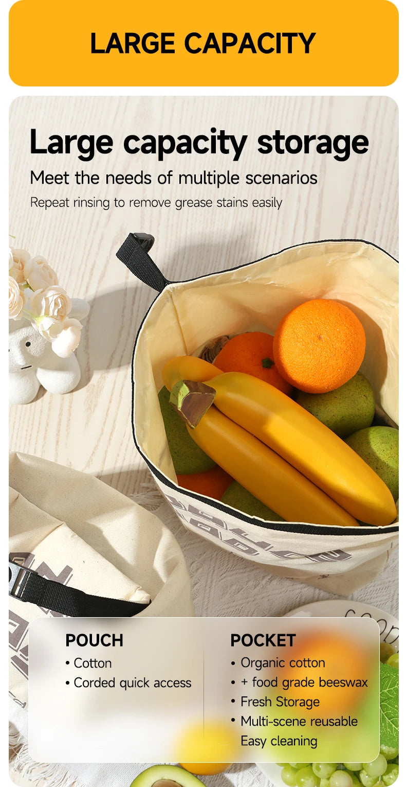 Weedi Beeswax Reusable Storage Bag