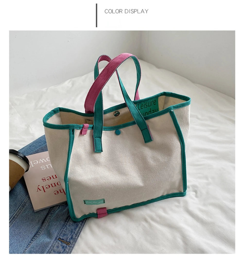 Vegan Canvas Handbag/Tote Bags