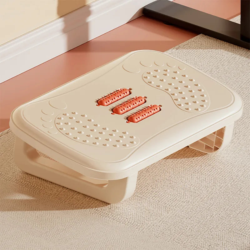 Scalebeard Ergonomic Under-Desk Footrest with Massage Rollers