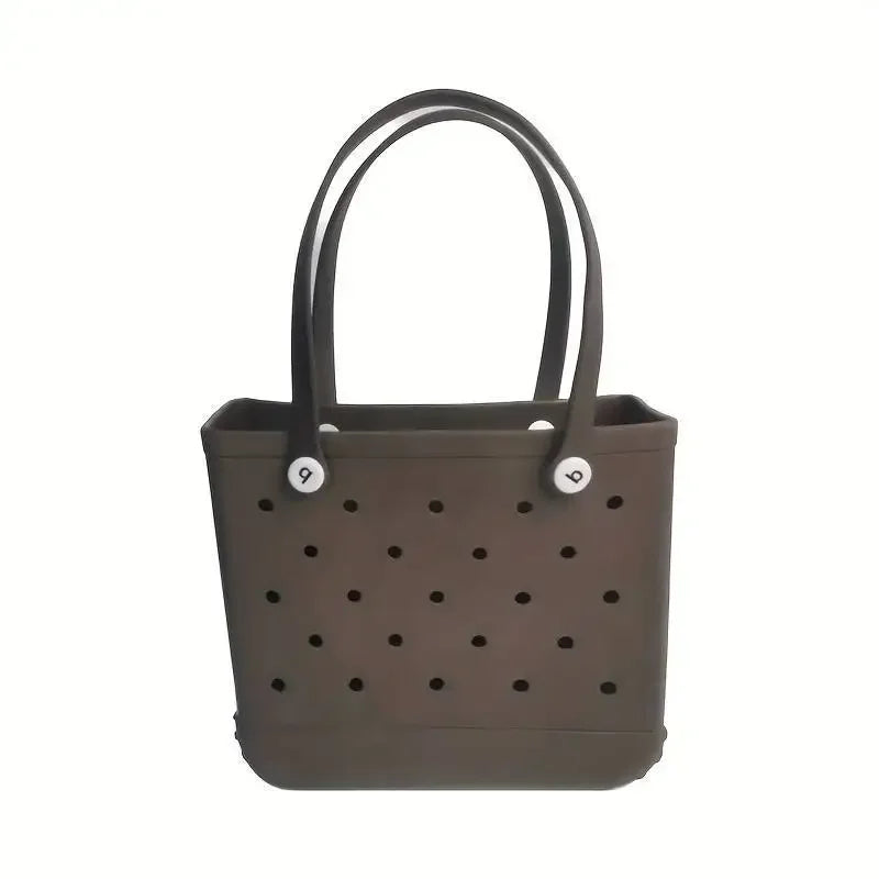 EVA Rubber Waterproof Handbag - Solid Color M/L (Copy)