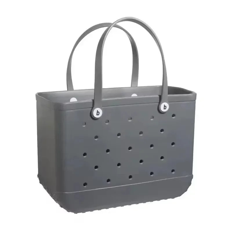 EVA Rubber Waterproof Handbag - Solid Color M/L (Copy)