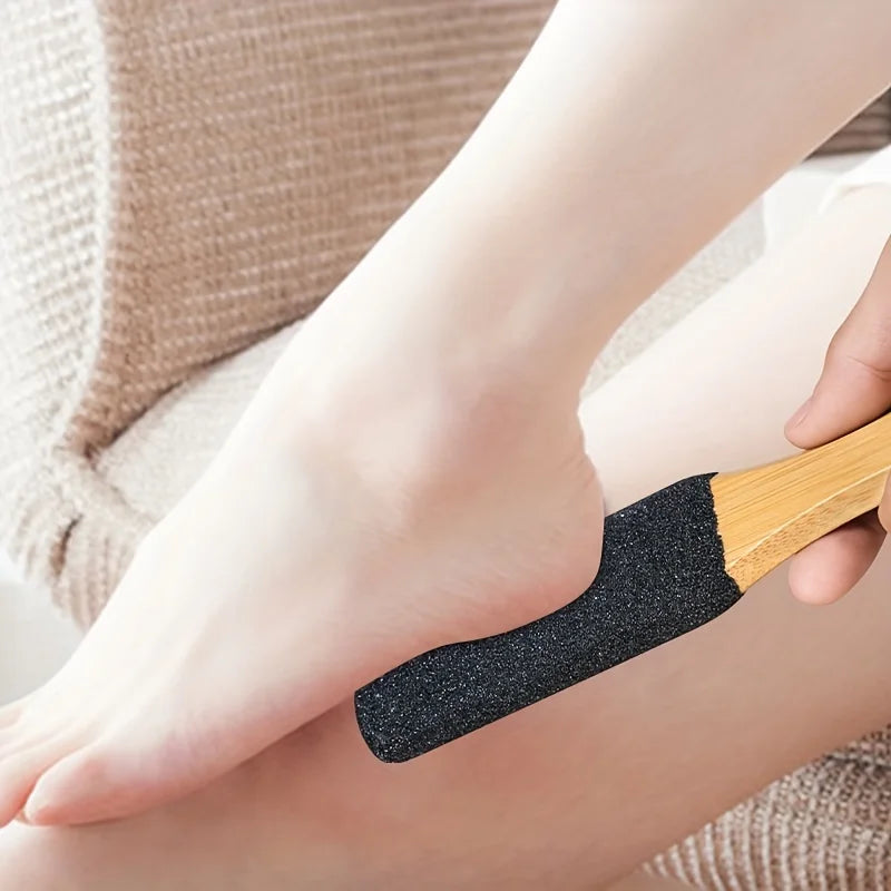 Bamboo Handle 360° Pumice Foot Exfoliator