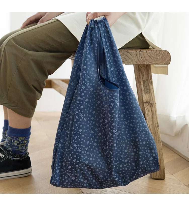 Eco-Friendly and Reusable Foldable Supermarket Shop