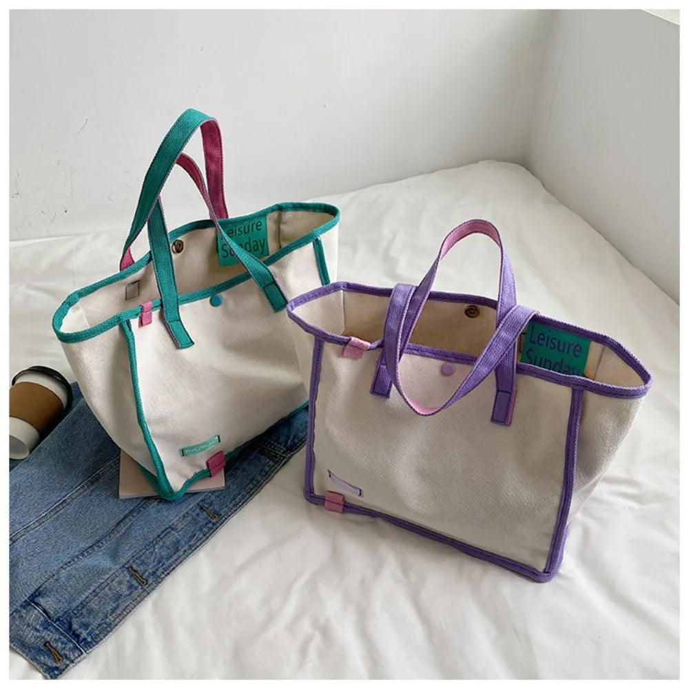 Vegan Canvas Handbag/Tote Bags