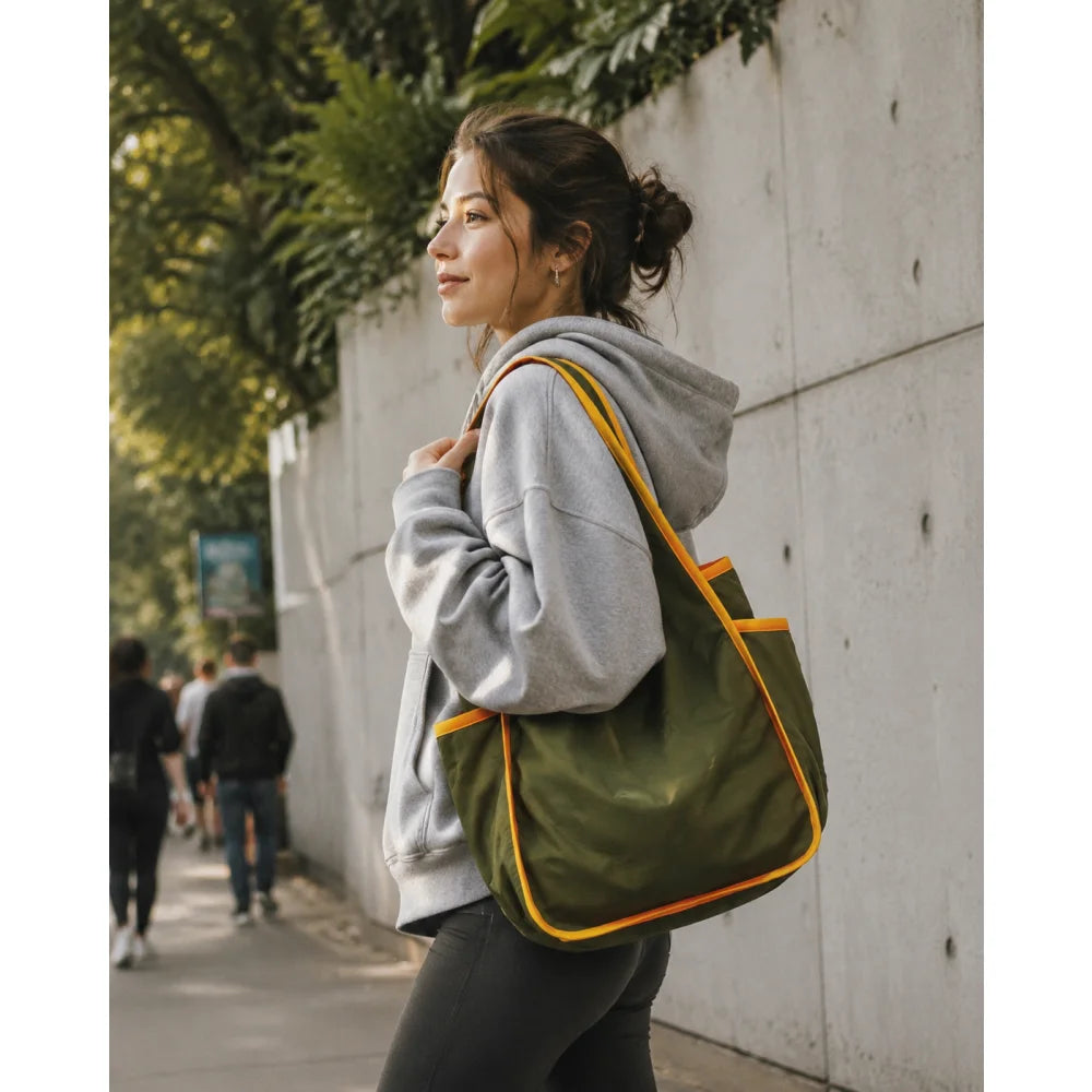 Reusable Drawstring Tote Bag