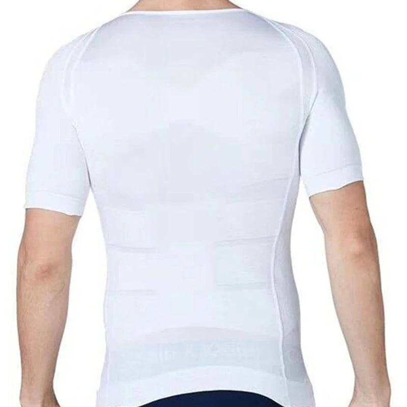 BurVogue Men’s Seamless Compression Shaper Shirt